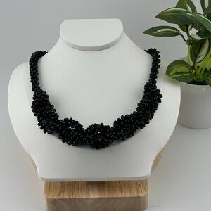 *NEW* Elegant Black Beaded Necklace